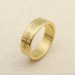 Hardcover Golden Magician Magnetic Ring Stainless Steel Magic Prop