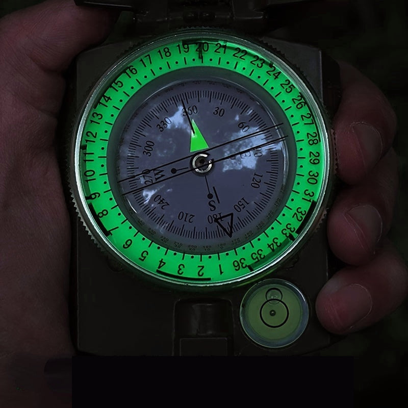 Multi-functional Compass with Lensatic Sighting for Hiking and Shakeproof