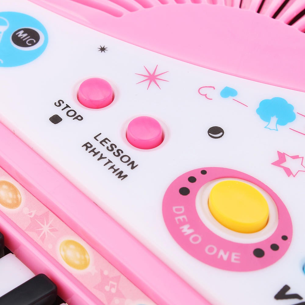 37 Keyboard Mini Electronic Multi-functional Piano With Microphone Educational Toy Piano For Kids