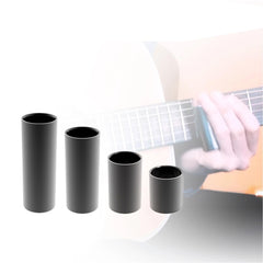 Stainless Steel Guitar Sliders Finger Sleeve 1 Set