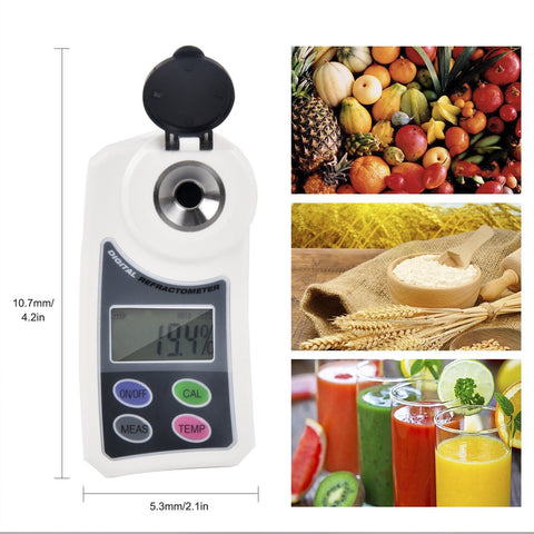 Handheld Digital Brix Sugar Refractometer for Water Fruit Crops