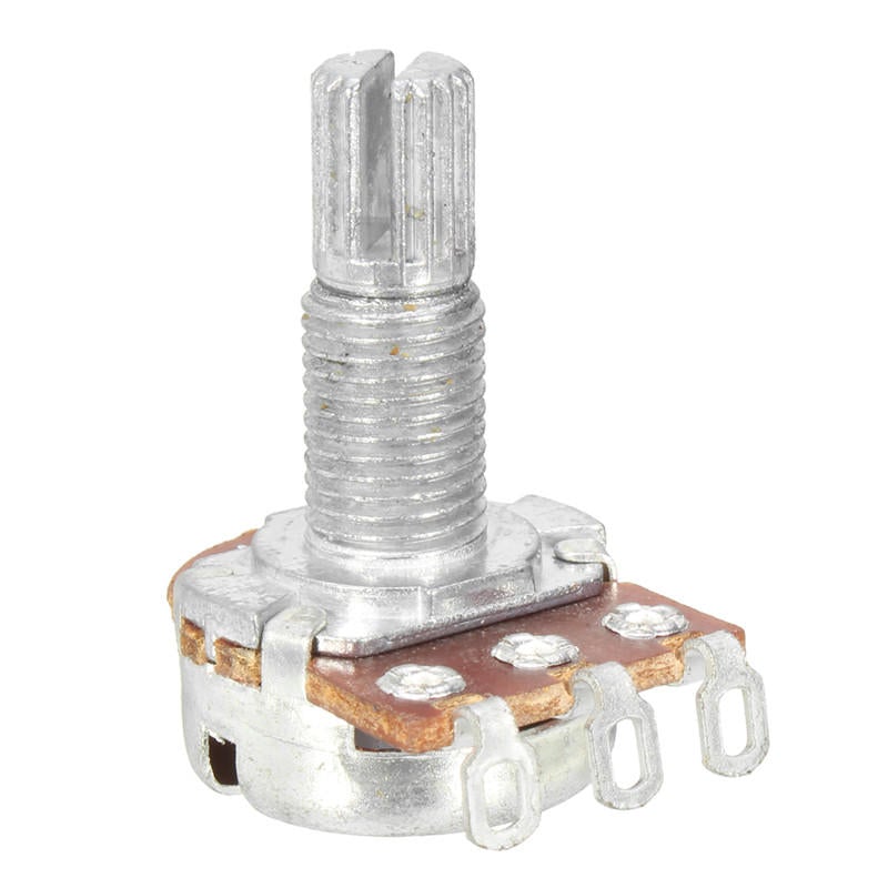 5pcs Guitar Potentiometer A500k 16mm Base Audio Tone Switch Bass Accessory Part