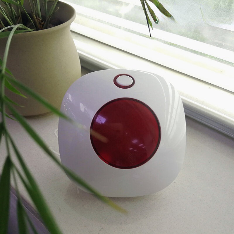 Wireless Wifi Strobe Siren Sound and Light Siren Alarm 100dB for 433MHz Alarm System