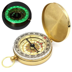 Classic Pocket Watch Style Compass Waterproof Luminous Navigation for Outdoor Sports