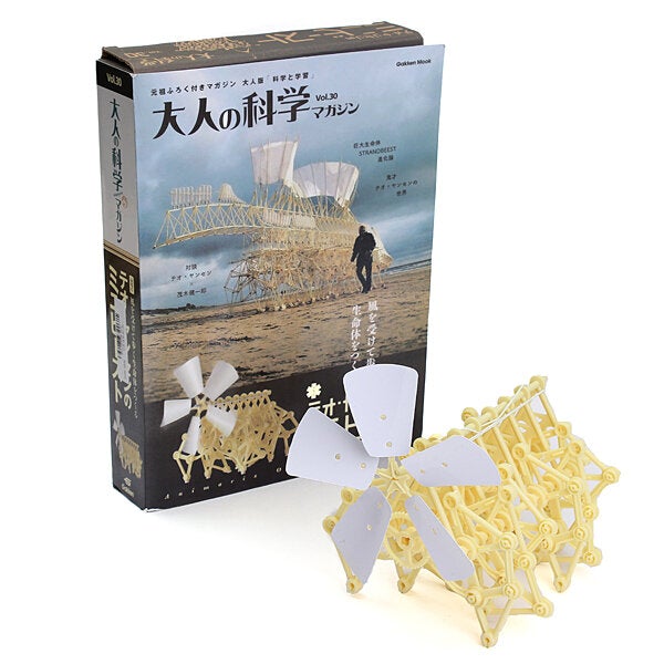 Wind Powered Walking Walker Windmill Mini DIY Model Building Kit Toy Gift