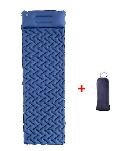 Waterproof Camping Mat Inflatable Mattress with Pillow in Tent for Travel Camping