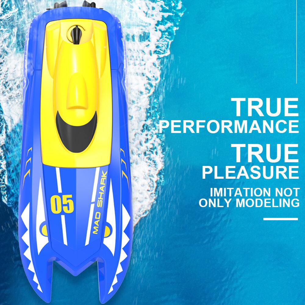 2.4G 23CM 20KM/H High Speed Mini RC Boat Vehicle Models Dual Motors 20mMinutes Fligt Time Children Toy