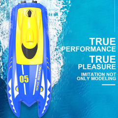 2.4G 23CM 20KM/H High Speed Mini RC Boat Vehicle Models Dual Motors 20mMinutes Fligt Time Children Toy