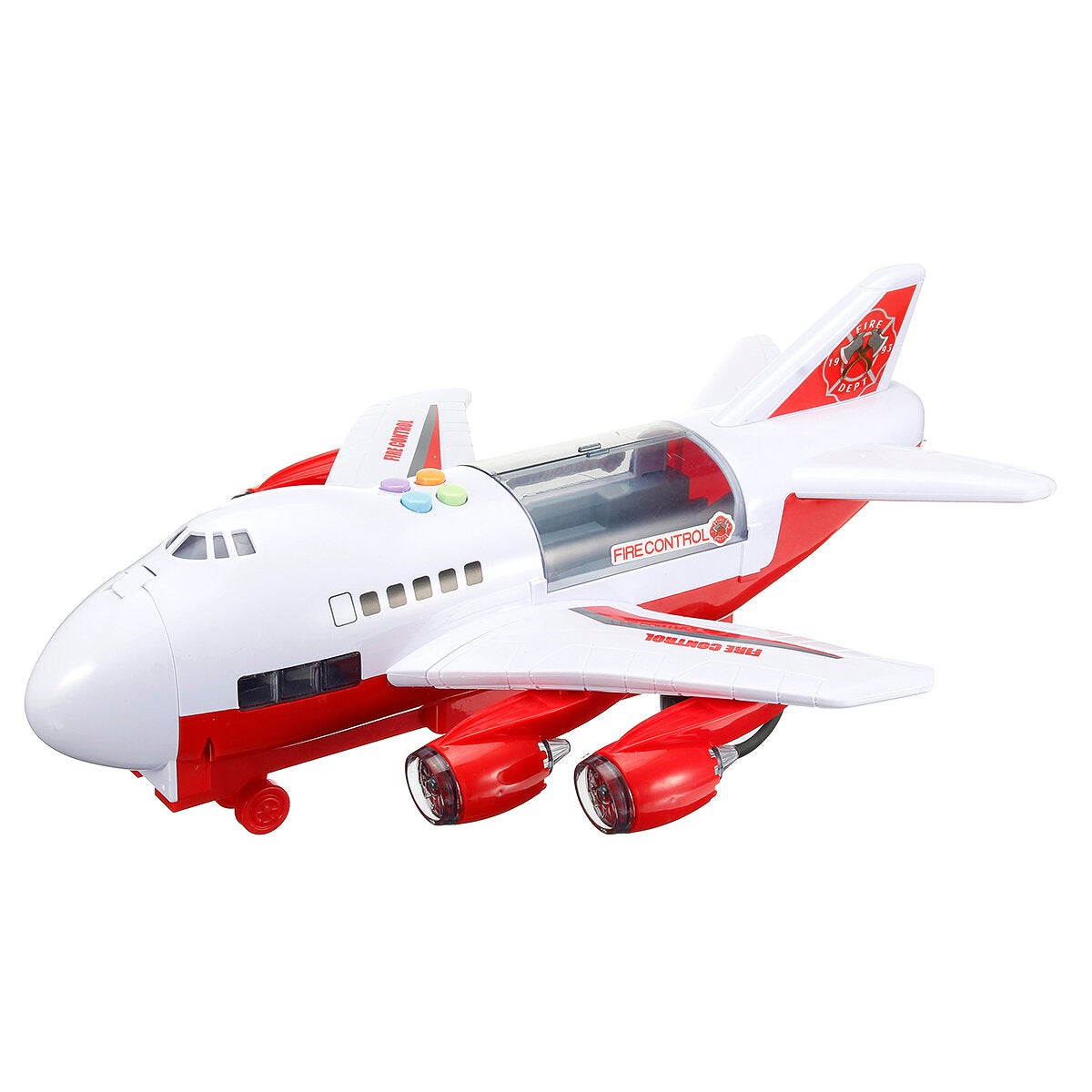 Childrens Large Inertial Airplane Toys Early Education Sound Light Story Set