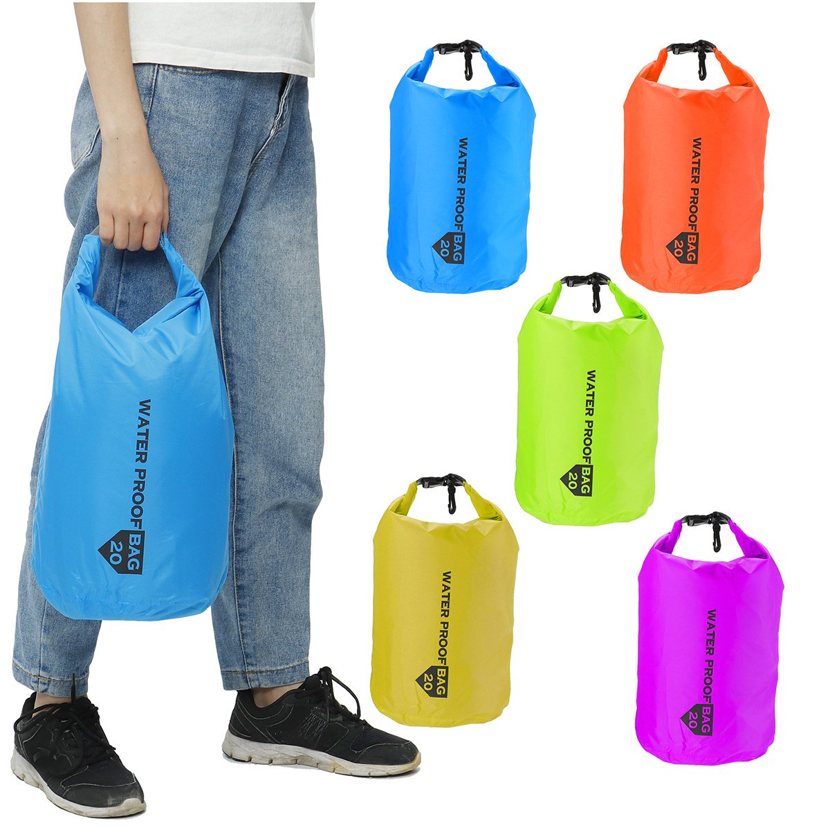 Waterproof Storage Bag For Kayak Canoeing Camping Travel