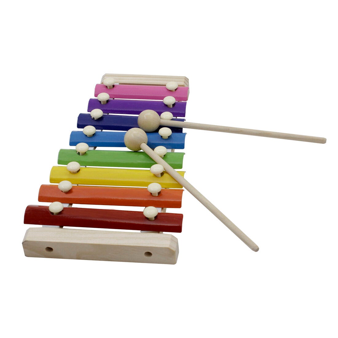 Musical Instrument 8 Tone Hand Knock Xylophone Aluminum Piano for Children Educational Toy