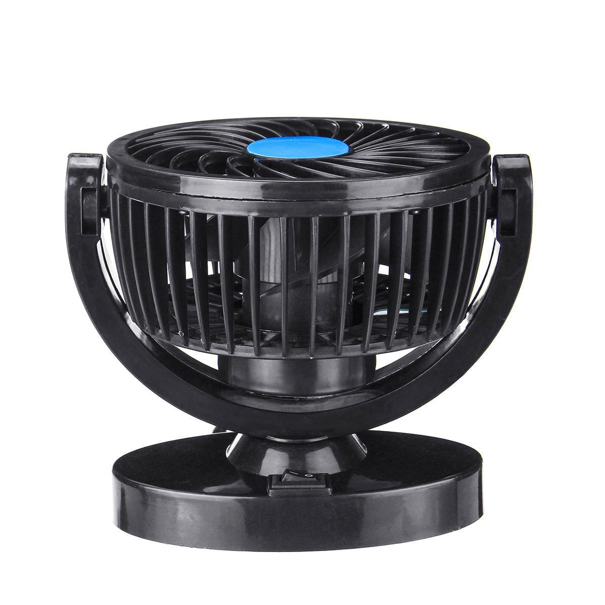DC 12V/24V 360 All-Round Mini Auto Air Cooling Fan Adjustable Low Noise