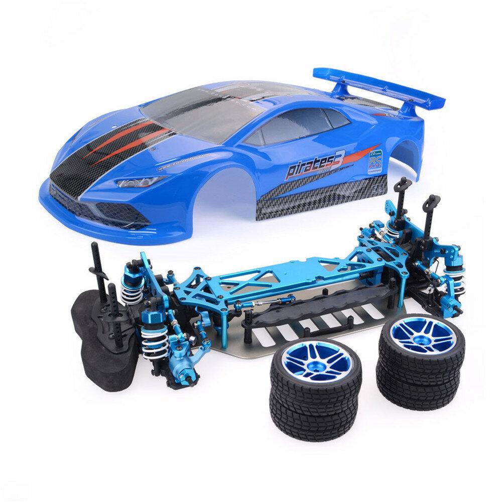 1/10 4WD RC Car Tourning Vehicles Frame Kit without Electronic Parts