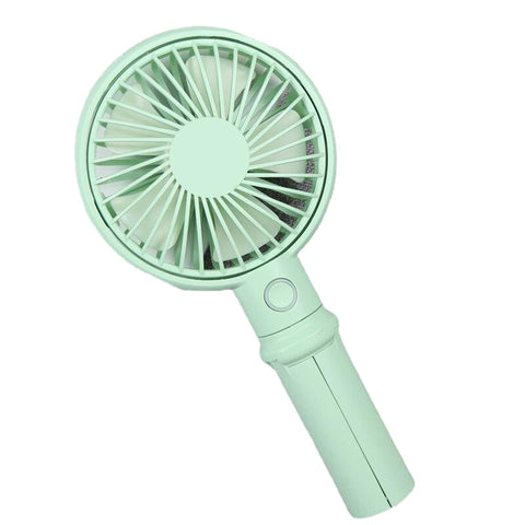 Mini USB Rechargeable Handheld Desktop 3 Adjustable Speed Cooling Fan with Cell Phone Holder