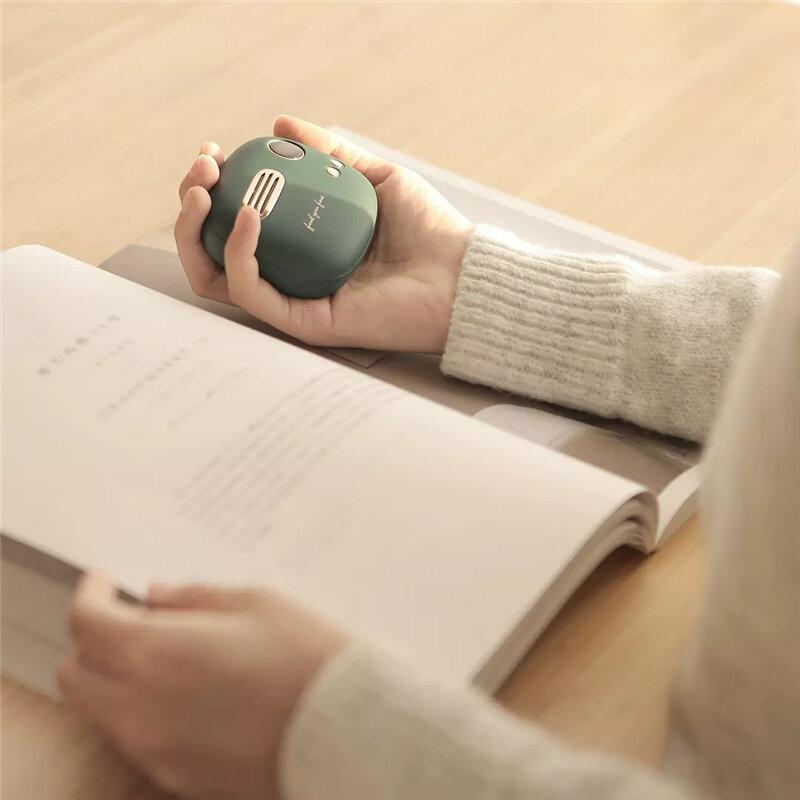 2 in 1 Hand Warmer Mini Mobile Power Bank USB Rechargeable 5000mAh Long Battery Life Electric Warming Treasure