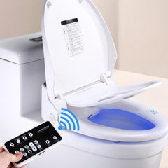 Smart Electronic Bidet Toilet Seat Cover with Child-seat Long Size