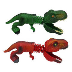 Dinosaur Shark Pecker Telescopic Spring Manipulator Clip Creative Decompression Tricky Toy