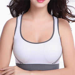 Stretch Anti-Bacterial Running Fitness Yoga Bra Sportswear