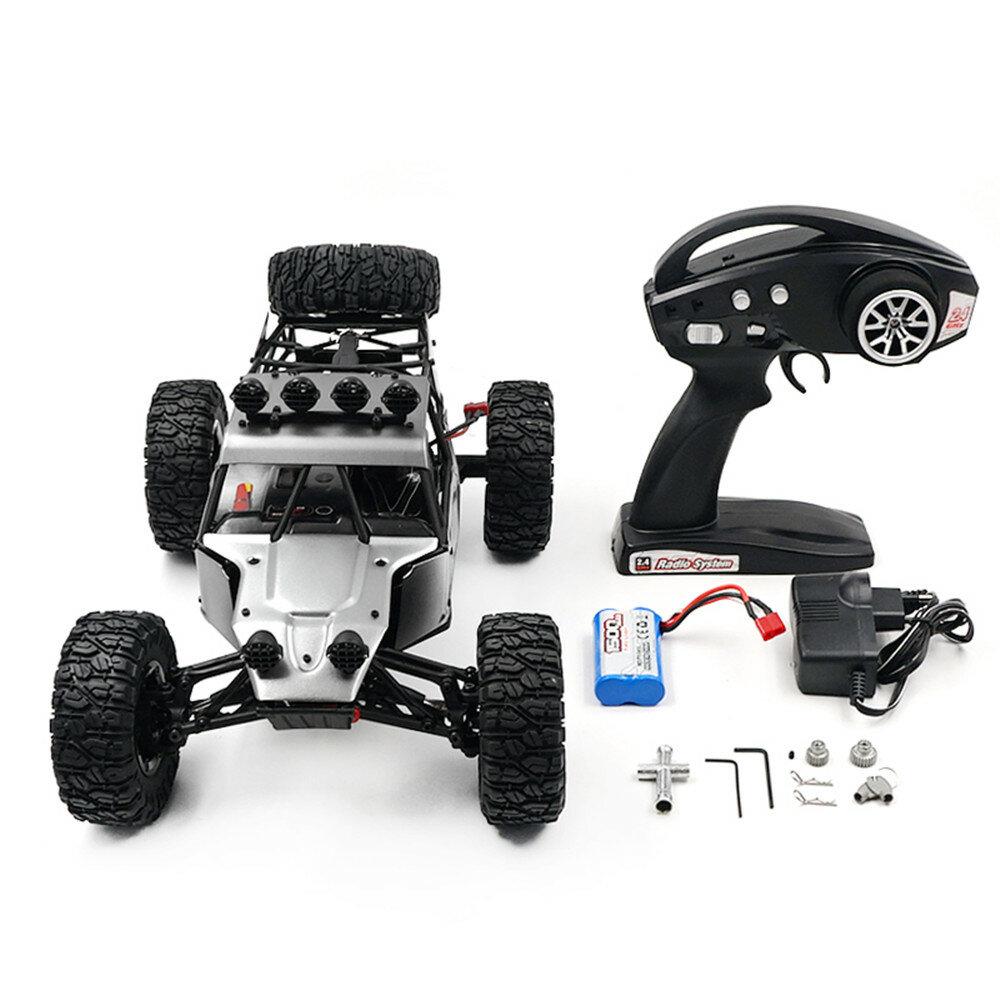 2.4G 4WD Brushless RC Car Metal Body Shell Desert Off-road Truck RTR Toy