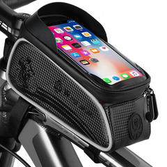 MTB Road Cycling Waterproof Top Tube Bag Touch Screen Bicycle Front Frame Pannier