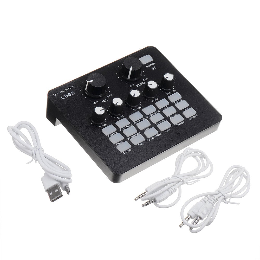 Live Sound Card Mobile Live Equipment Accompaniment Set for Music Lovers