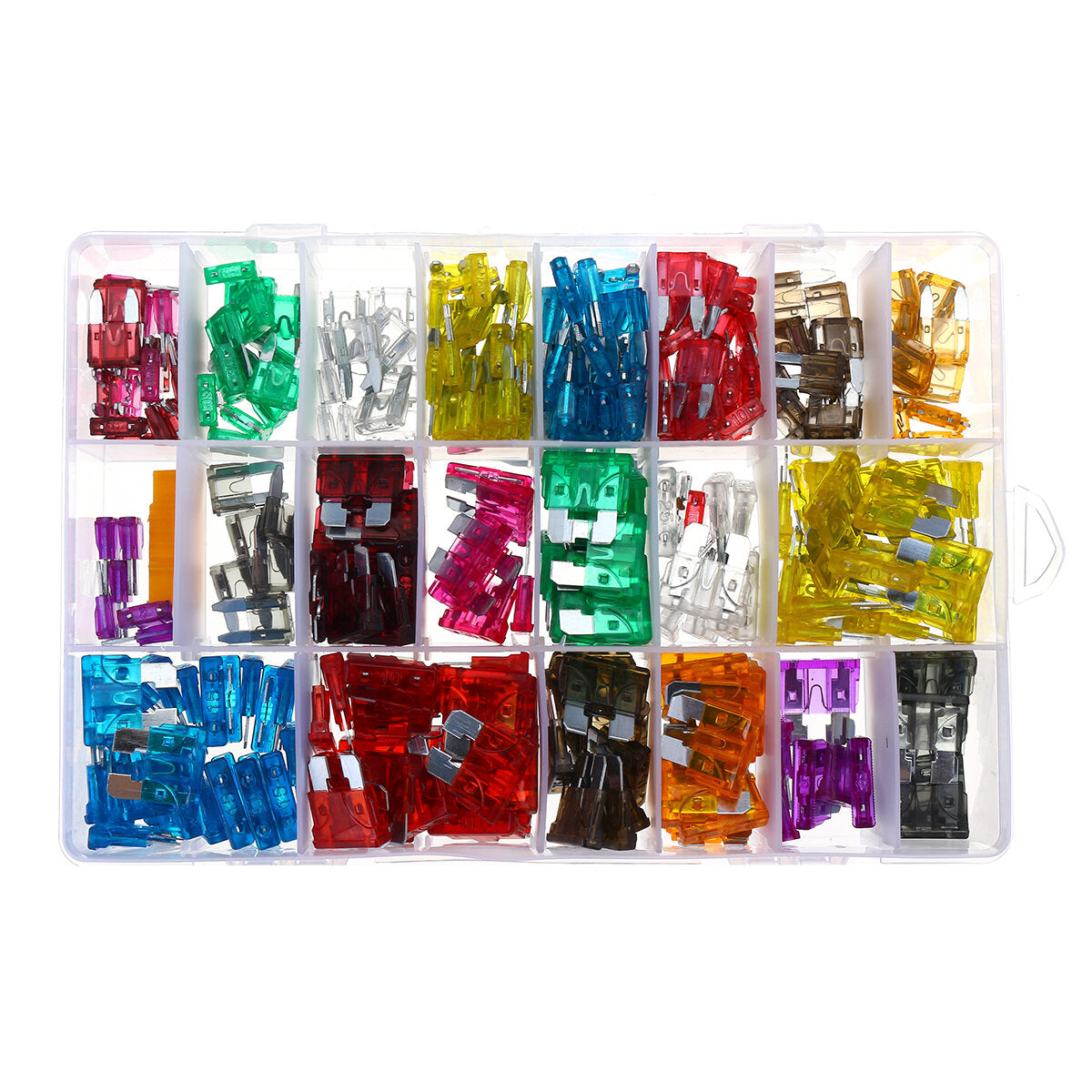 100/140/220/272/300PCS Fuses Assortment Kit Medium Small Fuse Kit Fuses Puller