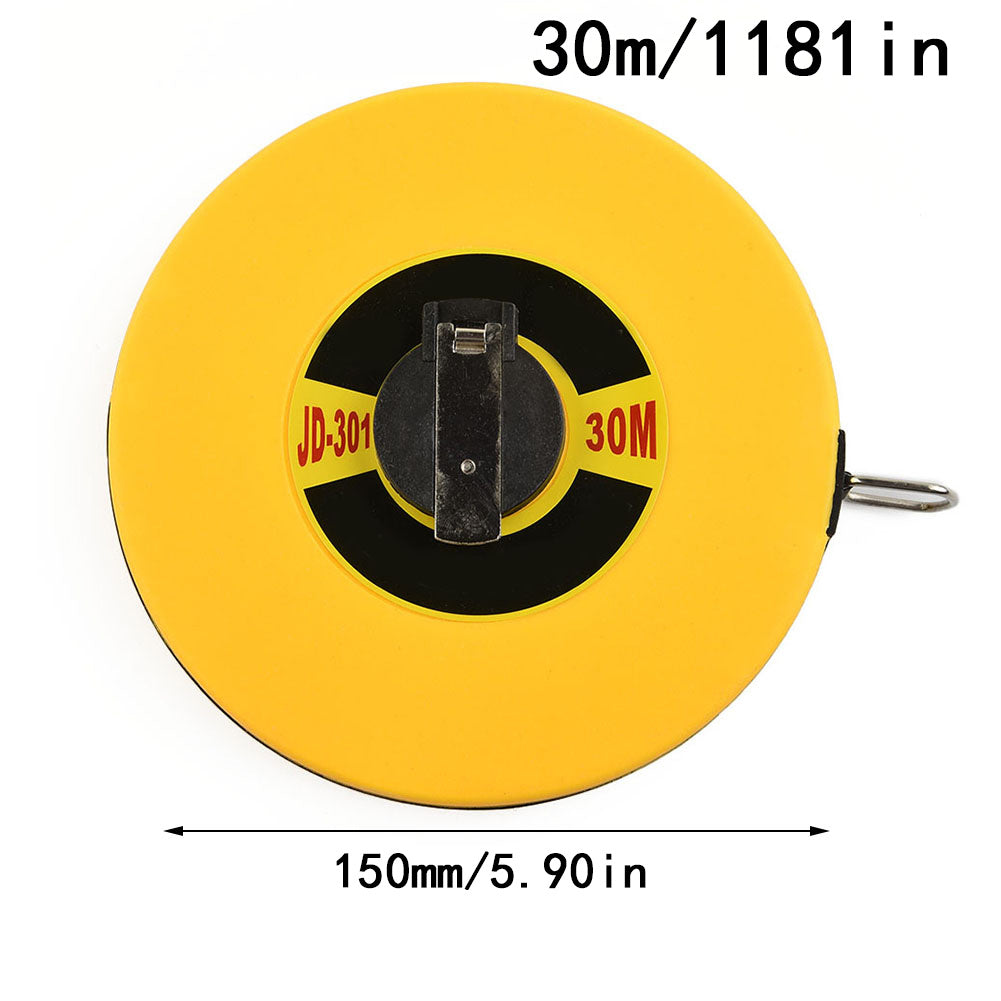 10/15/20/30/50M Tape Measure Round Fiberglass Leather Measure Woodworking Tools