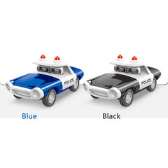 Alloy Police Pull Back Diecast Car Model Toy for Gift Collection Home Decoration