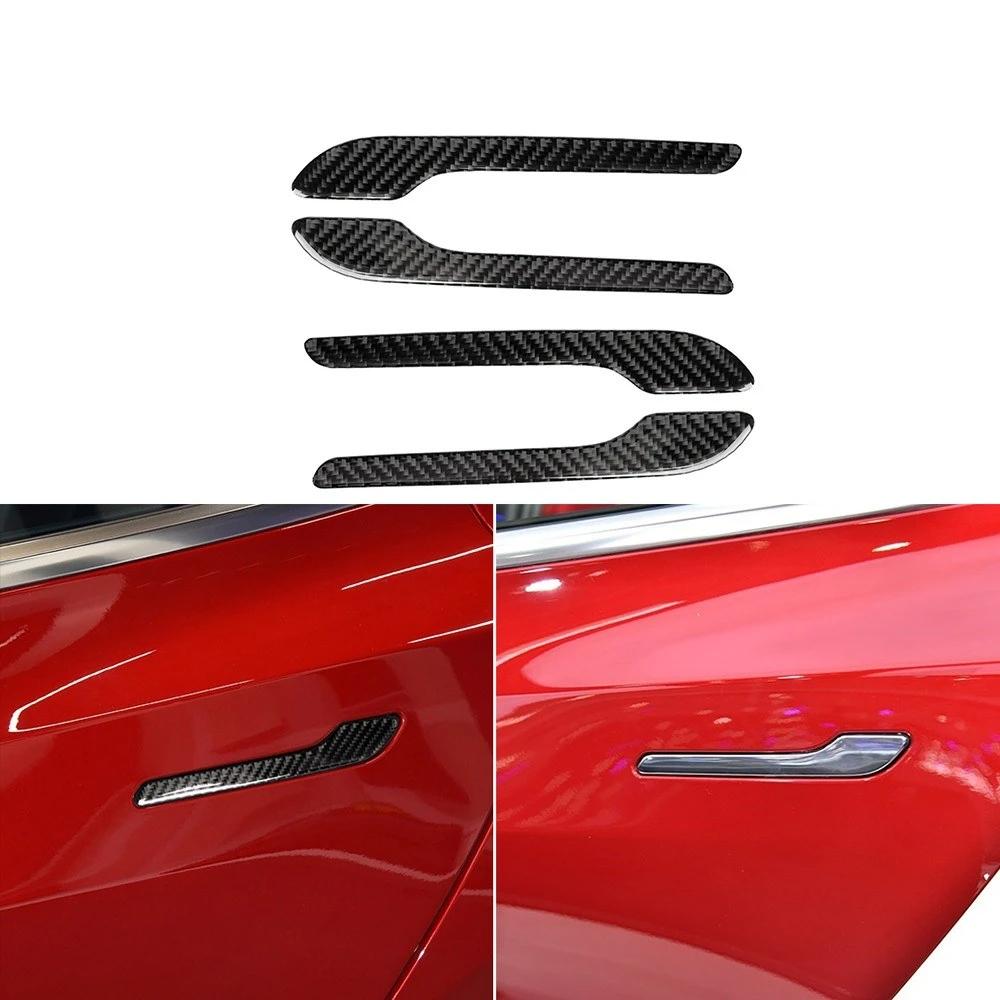 Door Handle Wrap Replacement for Tesla Model 3, Anti-Scratch Exterior Cover pack 4