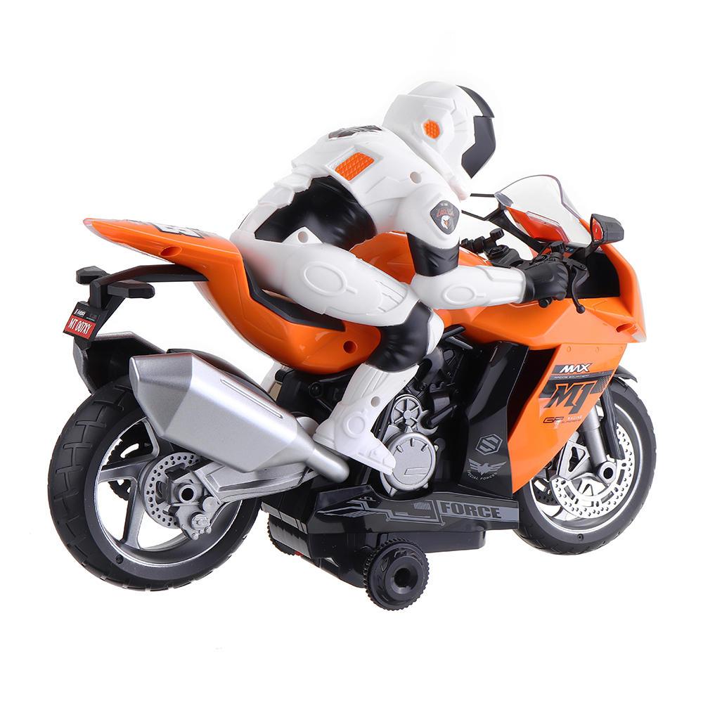2.4G Rotate 360 RC Car MotorCycle Vehicle Model Children Toys With Music