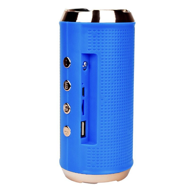 bluetooth 5.0 Speaker 10W Dual Drivers HIFI Stereo Bass Wireless Soundbar TF Card AUX-In Waterproof Portable Outdoor Speaker