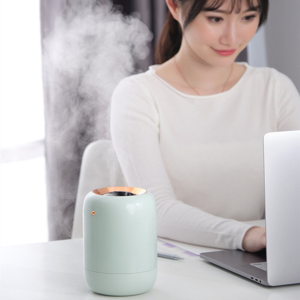 1000ml Dual Spray Humidifier UVC Sterilization USB Wireless Essential Oil Diffuser Timing Function Mist Maker for Car Home Office