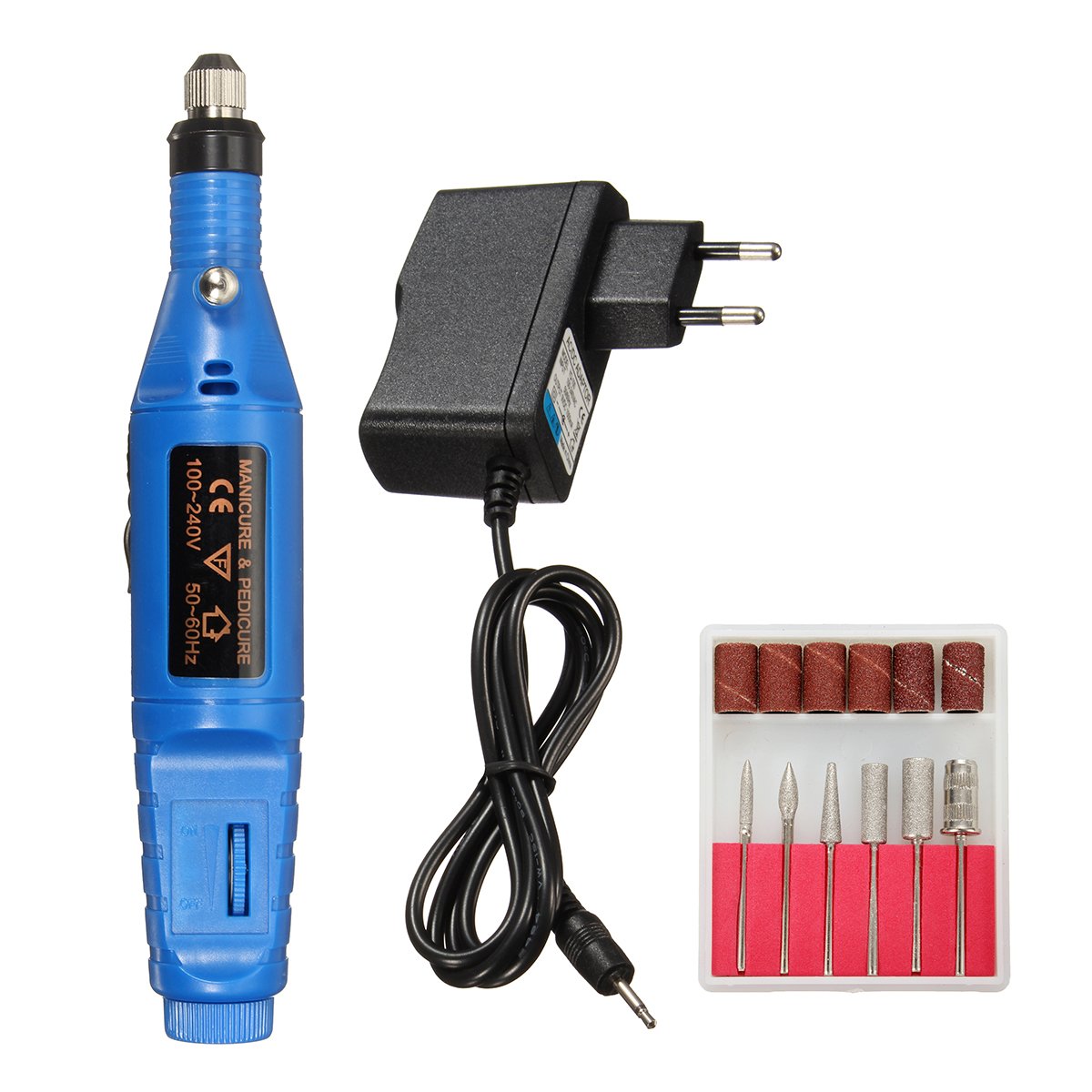 Electric Pen Nail Drill, Grinding, Polishing, Engraving, Cutting, Pedicure Machine 220V