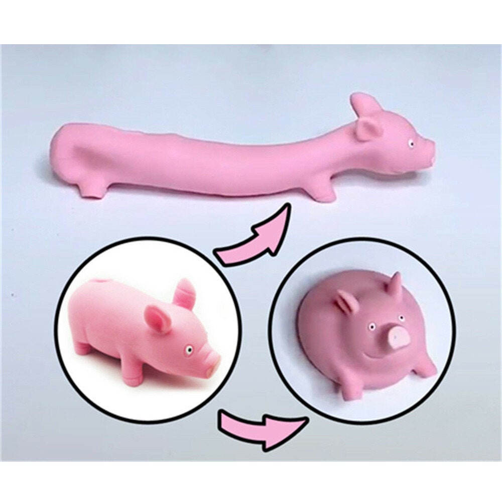 Cute Pink Pig Vent Lala Le Sand Filled Creative Decompression Toys