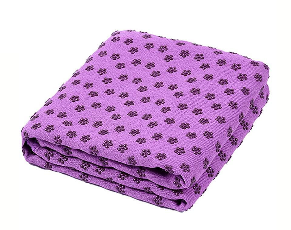 Non Slip Yoga Anti Skid Microfiber Mat Cover Towel Size 183cm*61cm 72''x24'' Pilates Blankets