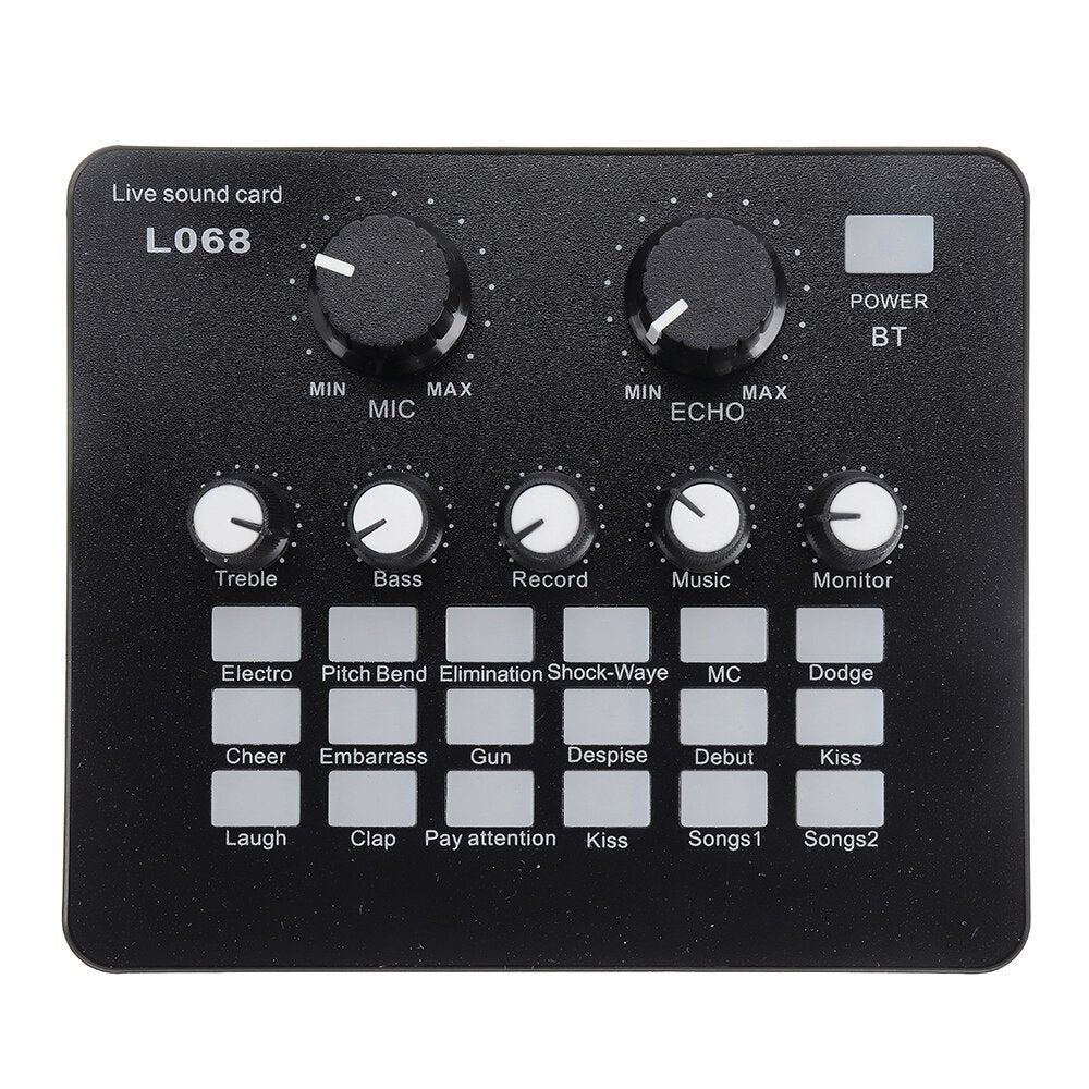 Live Sound Card Mobile Live Equipment Accompaniment Set for Music Lovers