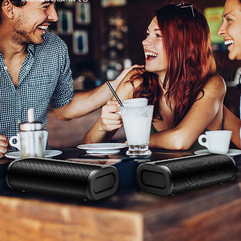 Portable Wireless bluetooth 5.0 Speaker High Power Bass Subwoofer 10400mAh Capacity TWS Interconnection 80W Waterproof Outdoor Speaker Multiple Playback Modes