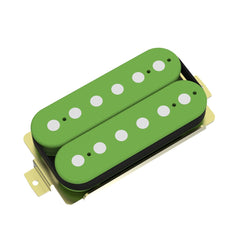 2pcs Classic Tone Ceramic Overwound Open Style Humbucker Pickups Set 50mm Neck/Bridge For Electric Guitar-Green