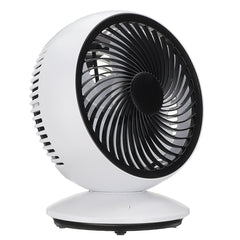 USB Rechargeable Portable Desk Strong Cooling Fan 270 Automatic Rotation