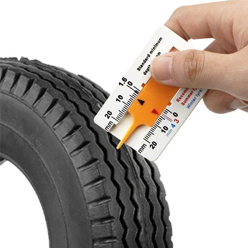 0-20mm Portable Car Tread Checker Wheel Tire Depth Gauge Tool