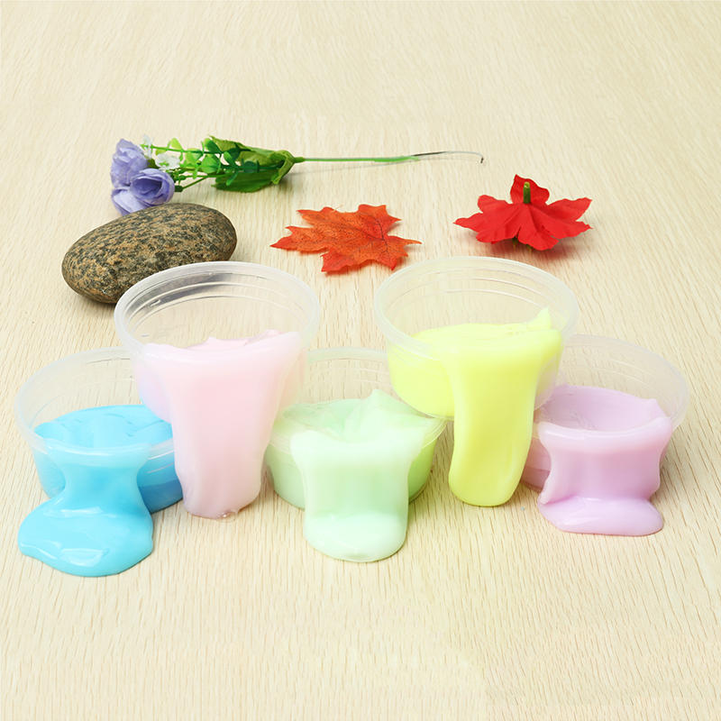 Slime Fruit Jelly Pudding Mud DIY Cotton Plasticine Kid Adult Stress Reliever Decompress Toy Gift