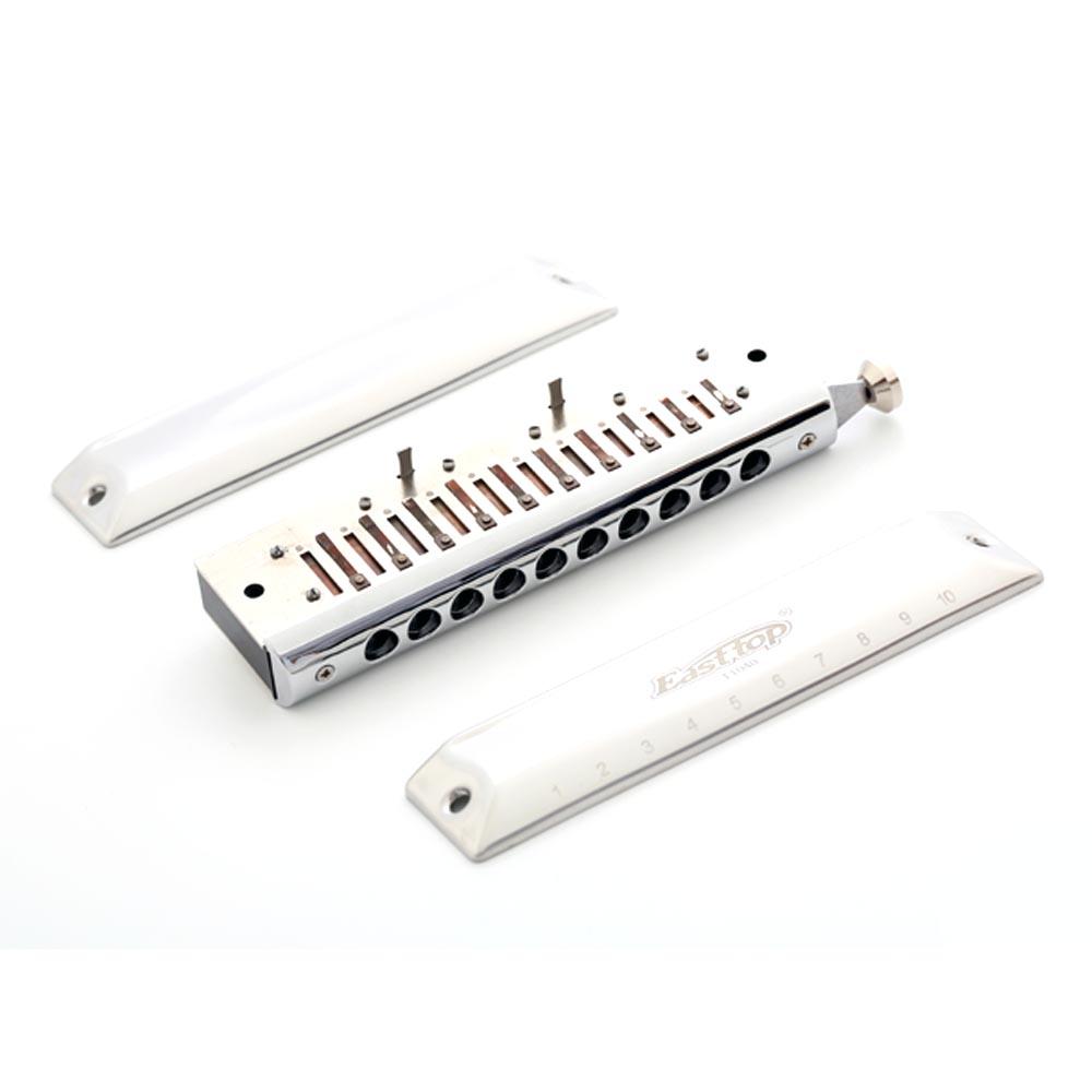 10 Holes 40 Tones Advanced Chromatic Harmonica