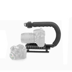 Camera Handheld Holder Flash Bracket U type Hand Motion Stabilizer Stable Frame Grip for Video DSLR SLR