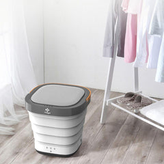 Portable Mini Clothes Washing Machine for Travel Home Camping Apartments Dorms RV Business