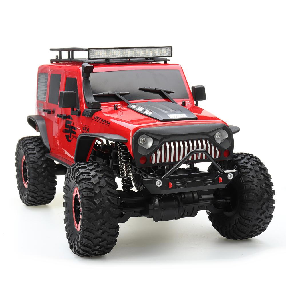 1/10 2.4G 4X4 Crawler RC Car Desert Mountain Rock Vehicle Models With Two Motors LED Head Light 7.4V 1200mAH