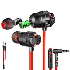 Airburst Super Bass Dual Variable Sound Cell HD Voice Earphone Gaming Headset Earbuds Metal Filters