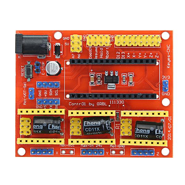 CNC Shield V4+ With Nano 3.0 A4988 Stepper Motor Driver Board For Arduino - products that work with official boards