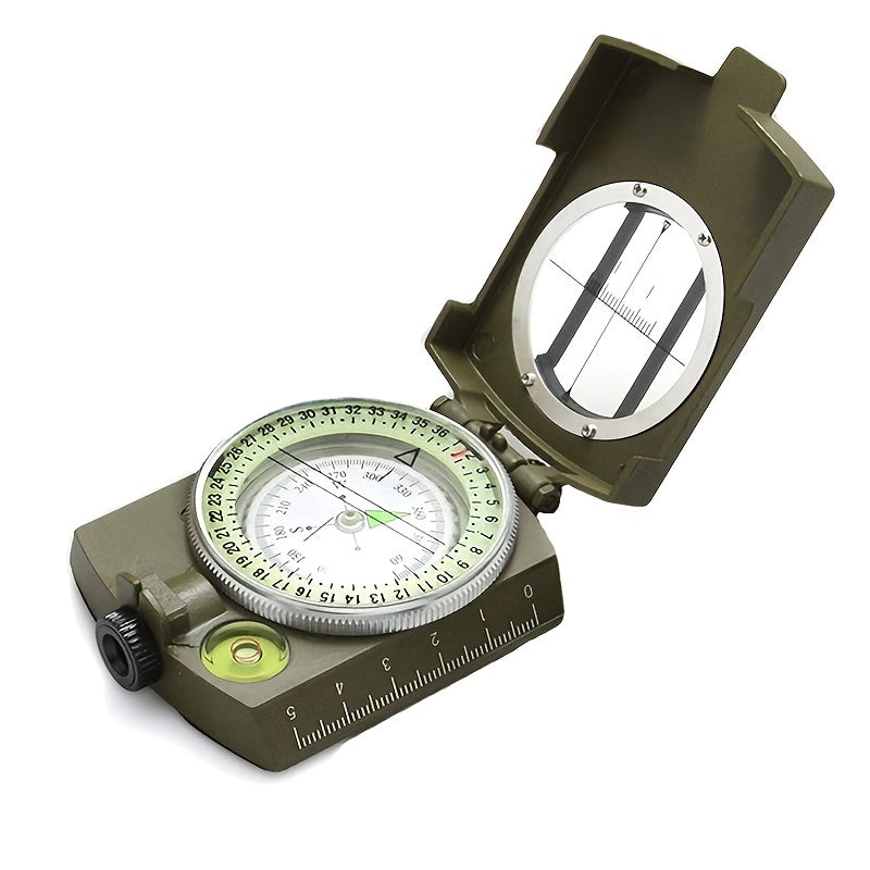 Multi-functional Compass with Lensatic Sighting for Hiking and Shakeproof