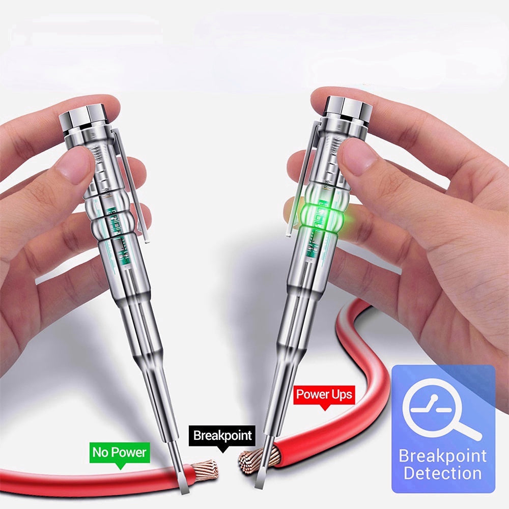 Voltage Test Pen 24-250V With Indicator Light Sensor and Electric Screwdriver Probe