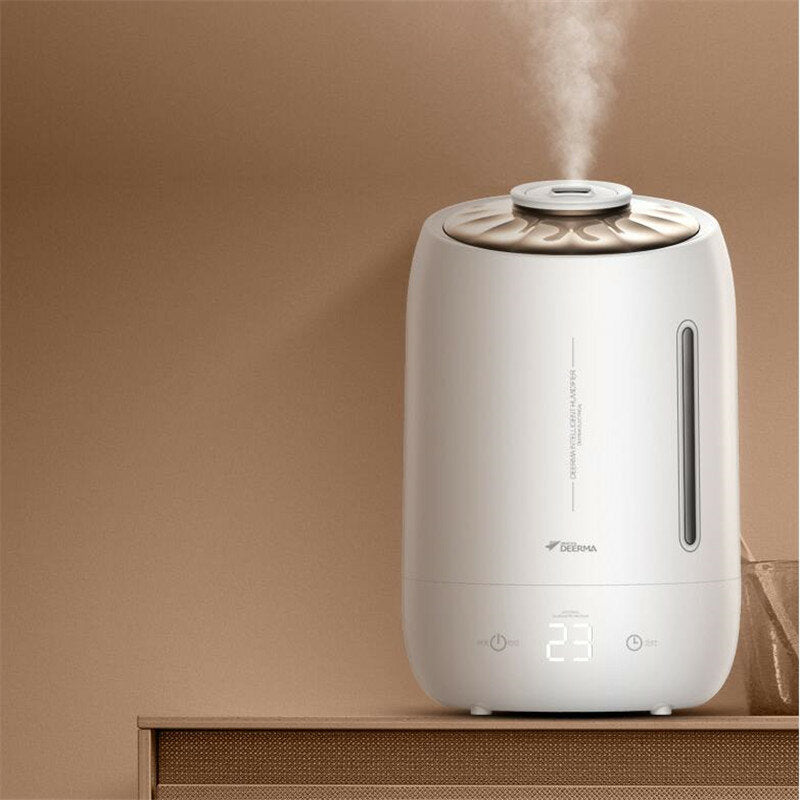 Ultrasonic Humidifier 5L Three Gear Touch Temperature Intelligent Constant Humidity Mist Maker Timing Function Low Noise 220V